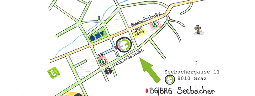 Standort des BG/BRG Seebacher